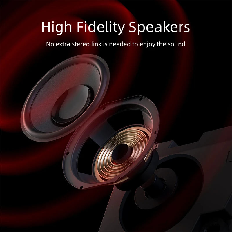 360° Free Rotation Portable Smart Android Projector for Movie Nights, Camping, Parties, Sports Events, Fitness and Yoga, and more.