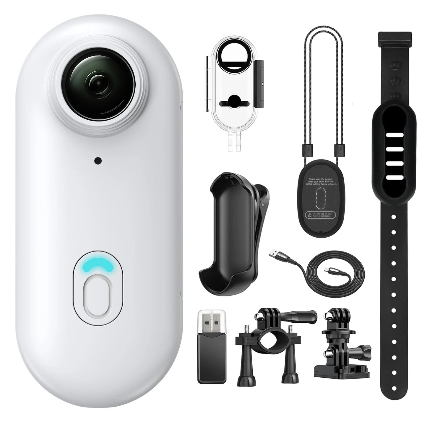 4K Mini Body Camera – Ultra-Light, Thumb-Sized Wearable Action Cam with Smart APP Control, Magnetic Mount & Waterproof Case (128GB Support)