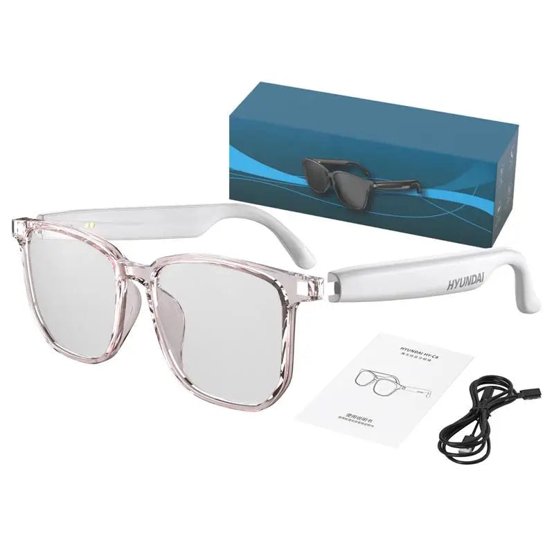 Smart AI Glasses – Real-Time Conversation Translation, Recording, & Transcription, Bluetooth Headset, for Communication, Productivity, and Entertainment