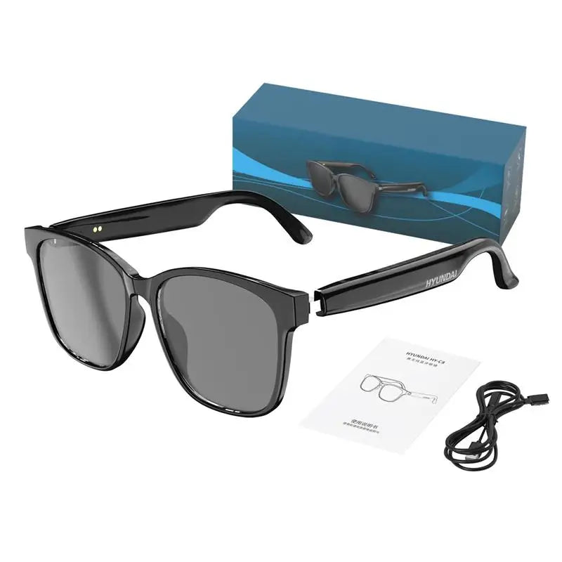 Smart AI Glasses – Real-Time Conversation Translation, Recording, & Transcription, Bluetooth Headset, for Communication, Productivity, and Entertainment
