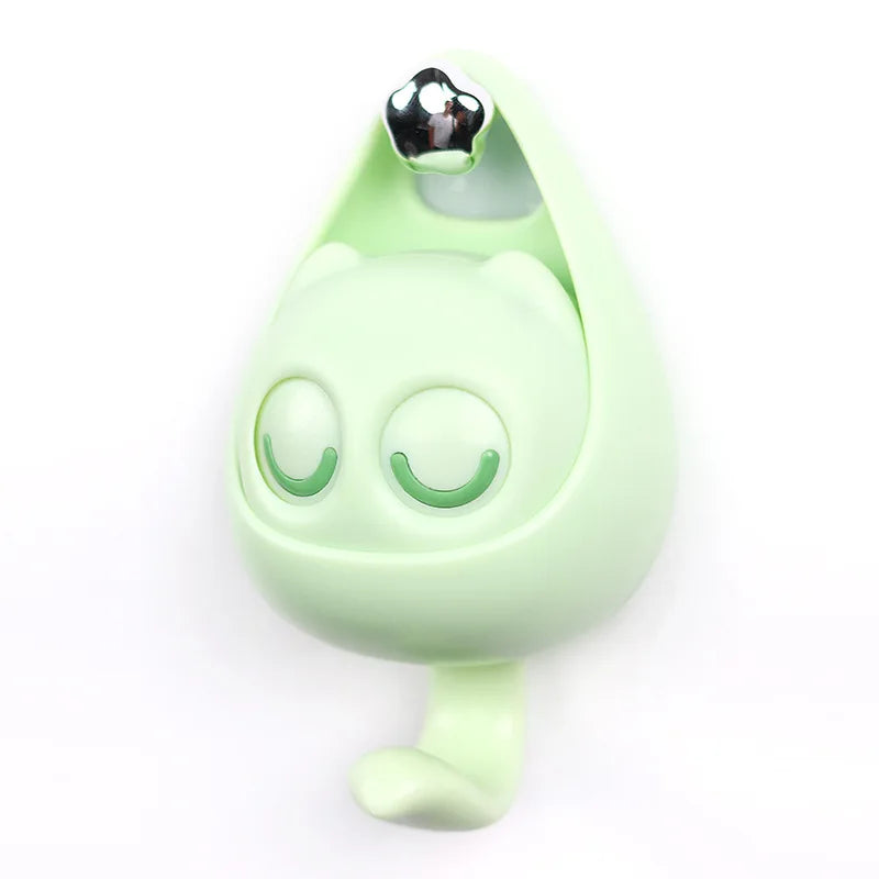 WinkyCat Drill Free Adhesive Hook - Cute Cartoon Wall Hook with Winking Eyes for Home & Bathroom Organization