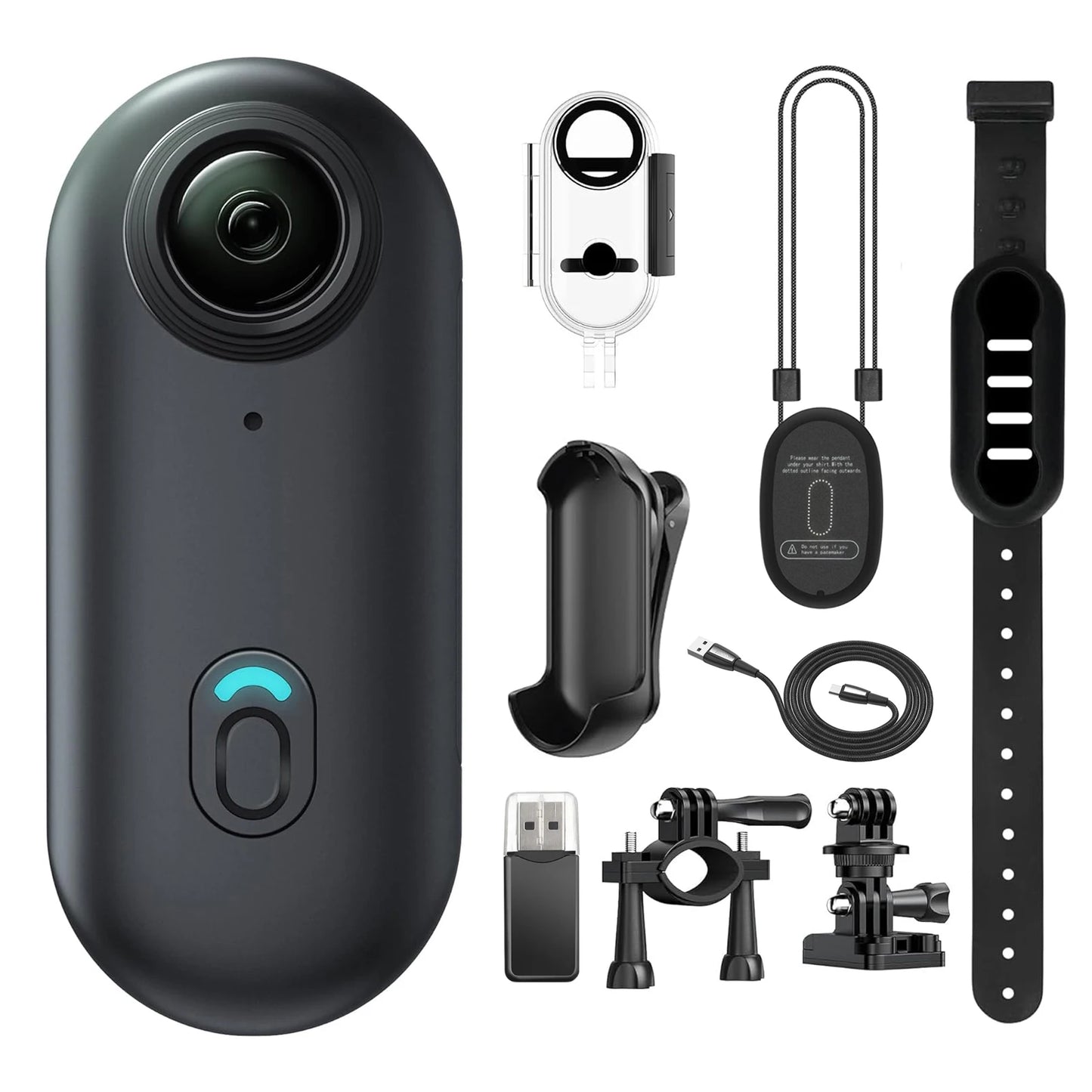 4K Mini Body Camera – Ultra-Light, Thumb-Sized Wearable Action Cam with Smart APP Control, Magnetic Mount & Waterproof Case (128GB Support)