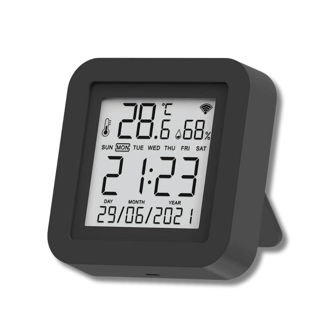 Smart IR Remote Hub with Temperature & Humidity Sensor – Voice-Controlled Automation for AC, TV & More (Works with Alexa, Google, Tuya Smart)