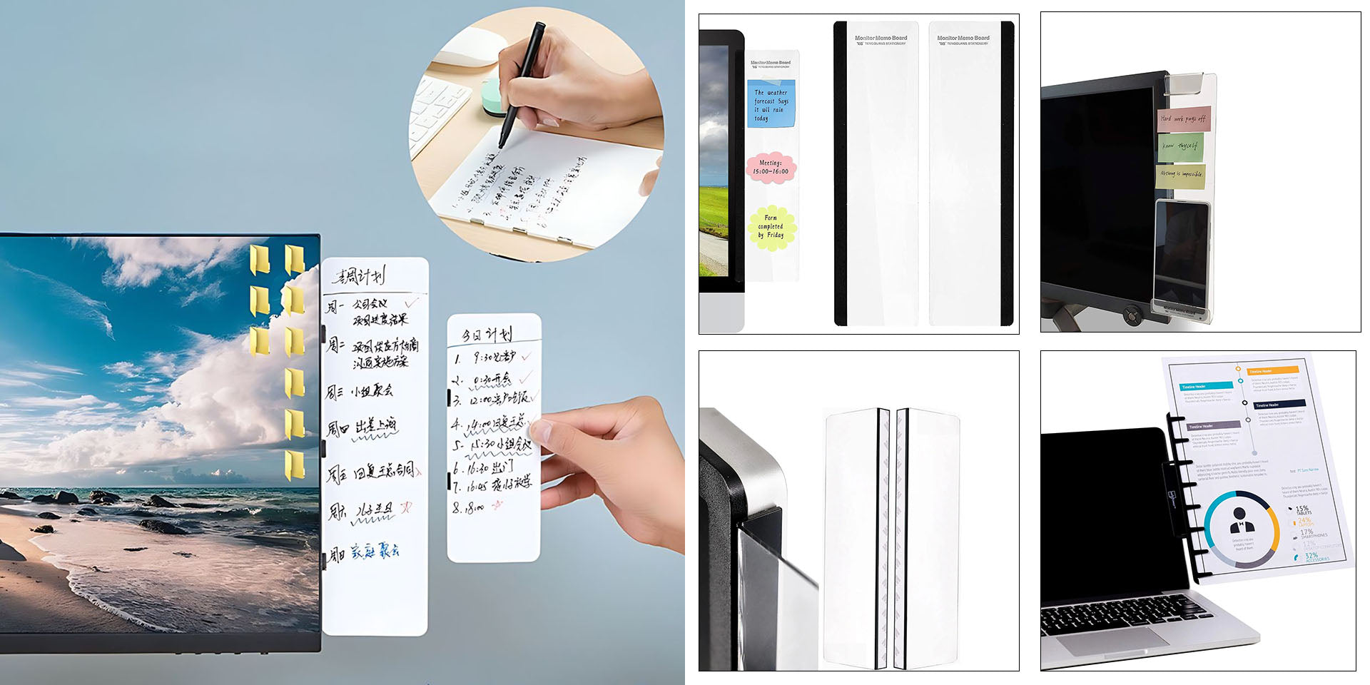 Top 5 Best Monitor Memo Boards 2024 - Boost Your Productivity – Gizmorn