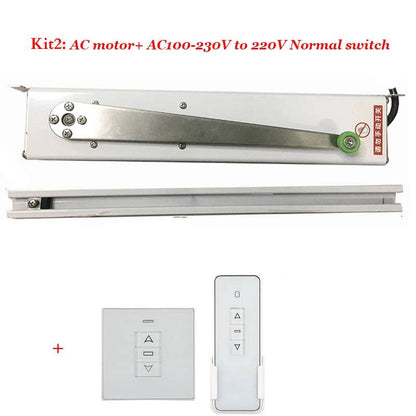 Automatic Electric Folding Arm Window Opener Casement with Quiet, Obstruction-Sensing Operation and Controlled by Mobile APP, Voice, Wireless Remote