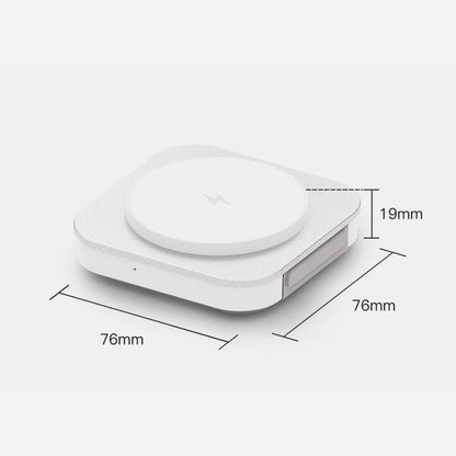 3-in-1 Foldable Magnetic Wireless Charging Stand for iPhone 14/15/16, Airpods, and Apple Watch. Also Compatible with Various Android Devices