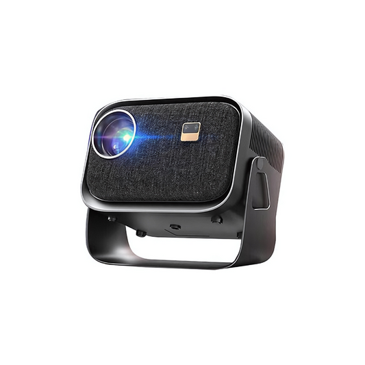 360° Free Rotation Portable Smart Android Projector for Movie Nights, Camping, Parties, Sports Events, Fitness and Yoga, and more.