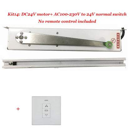 Automatic Electric Folding Arm Window Opener Casement with Quiet, Obstruction-Sensing Operation and Controlled by Mobile APP, Voice, Wireless Remote