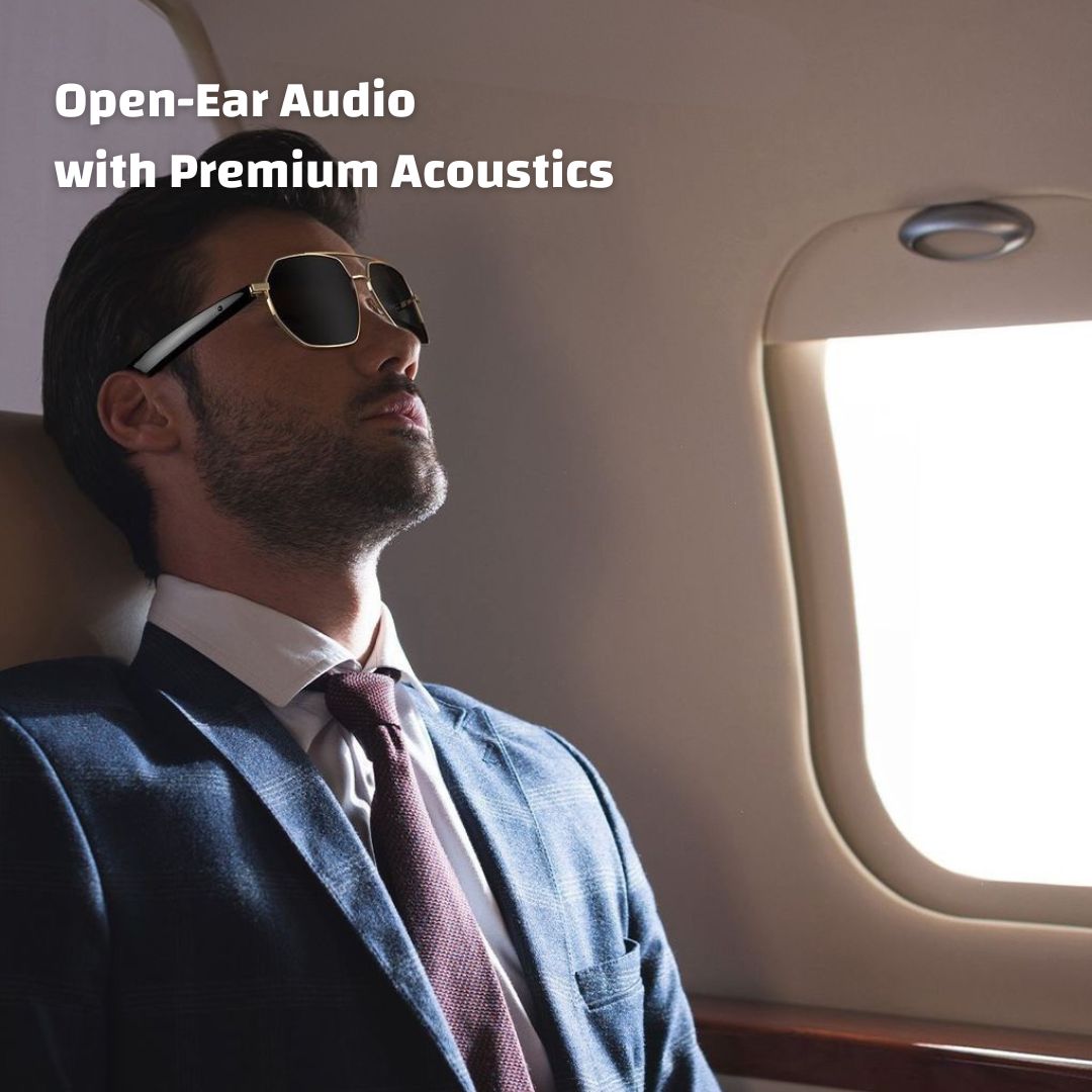 AI Translator Smart Glasses – Stylish UV-Blocking Sunglasses with Real-Time 163-Language Translation, ChatGPT 4.0 & Open-Ear Music