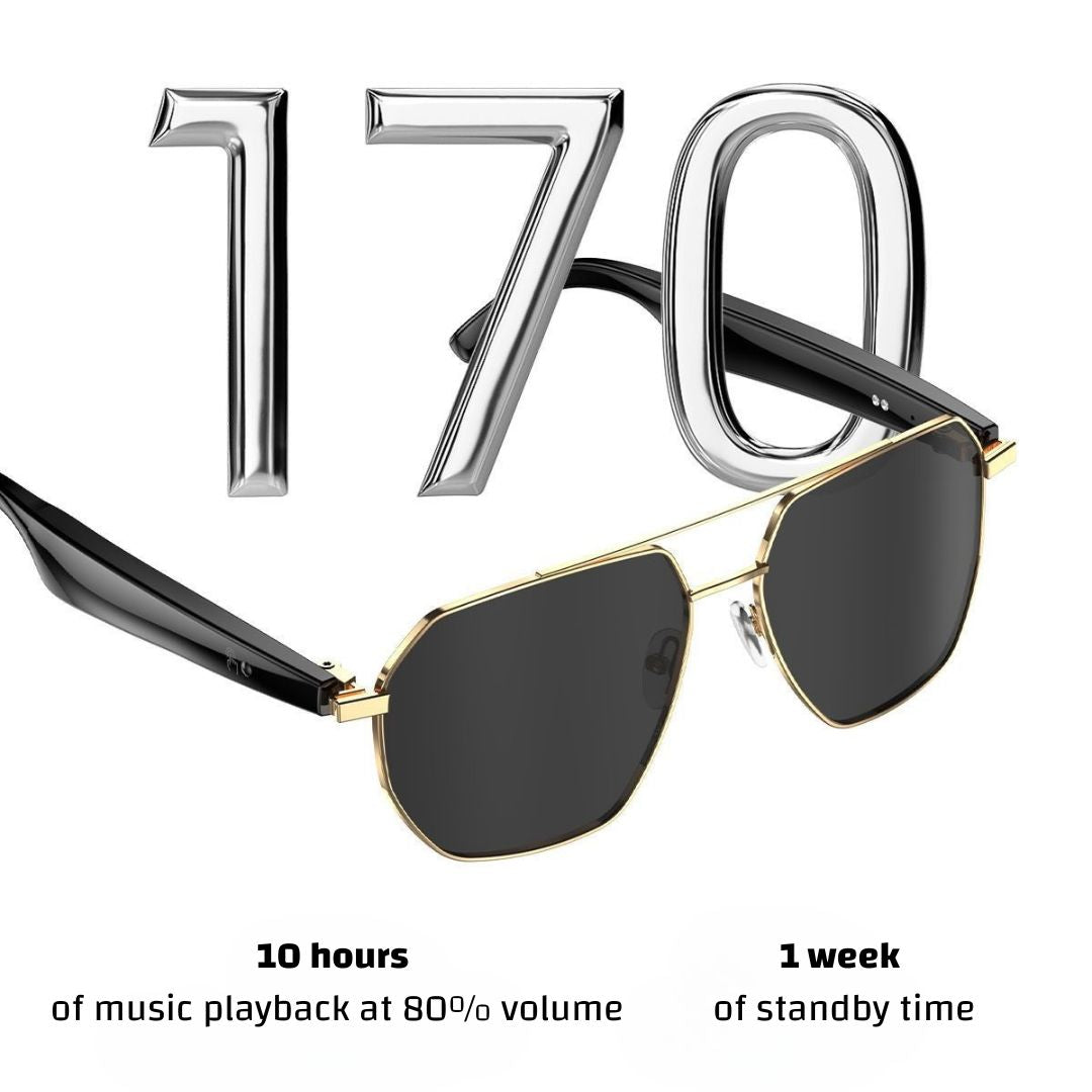 AI Translator Smart Glasses – Stylish UV-Blocking Sunglasses with Real-Time 163-Language Translation, ChatGPT 4.0 & Open-Ear Music
