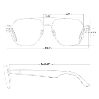 AI Translator Smart Glasses – Stylish UV-Blocking Sunglasses with Real-Time 163-Language Translation, ChatGPT 4.0 & Open-Ear Music