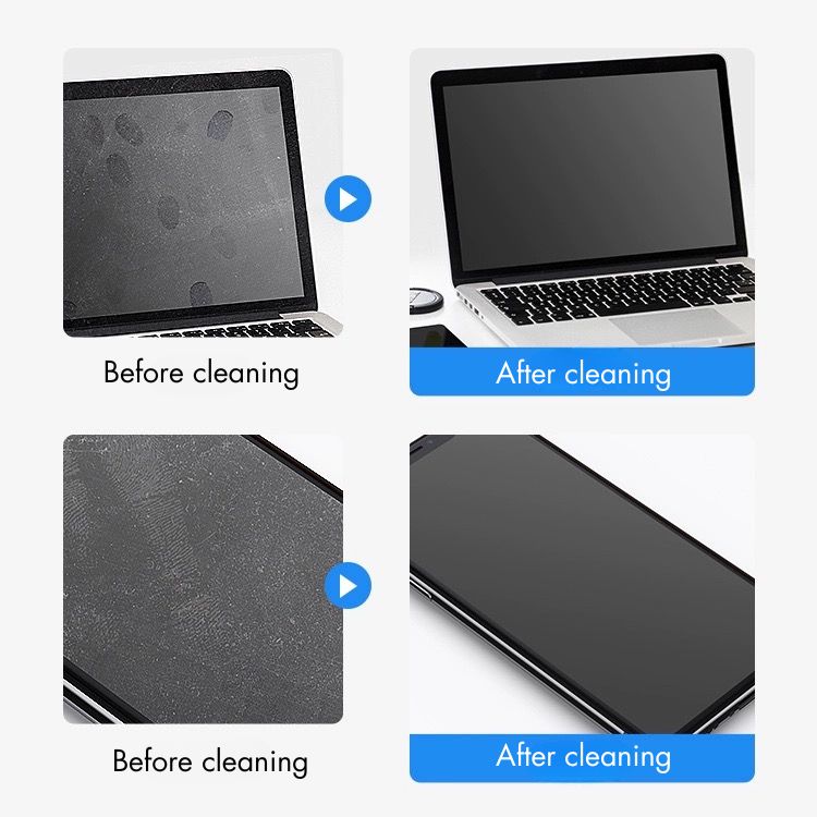 Computer Screen Keyboard Cleaning Kit to Effectively Remove Stains, Dust, and other Debris from PCs, Laptops, Phones, Tablets, Cameras, TVs