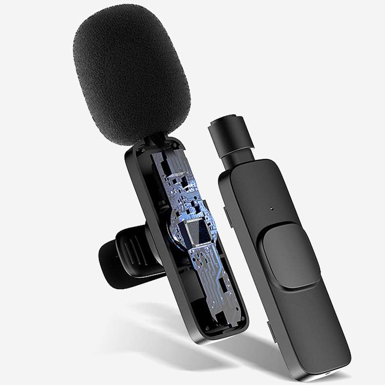 Dual Wireless Lavalier Microphone with Smart Noise Reduction, 66ft Wireless Range, and High-Definition Sound Capture for Video Recording