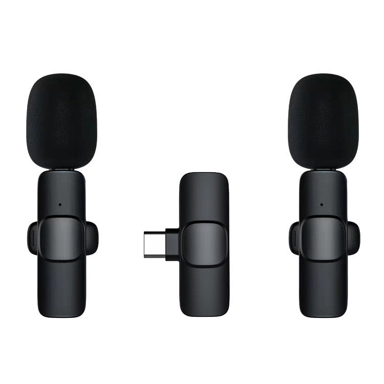 Dual Wireless Lavalier Microphone with Smart Noise Reduction, 66ft Wireless Range, and High-Definition Sound Capture for Video Recording