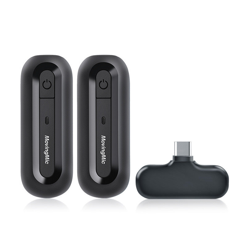 Dual Wireless Lavalier Microphone with Smart Noise Reduction, 66ft Wireless Range, and High-Definition Sound Capture for Video Recording