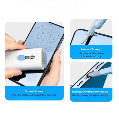 7-in-1 Multi-Function Cleaning Brush Set for Efficient and Deep Cleaning of Keyboards, Earphones, Phones,and Various Electronic Devices