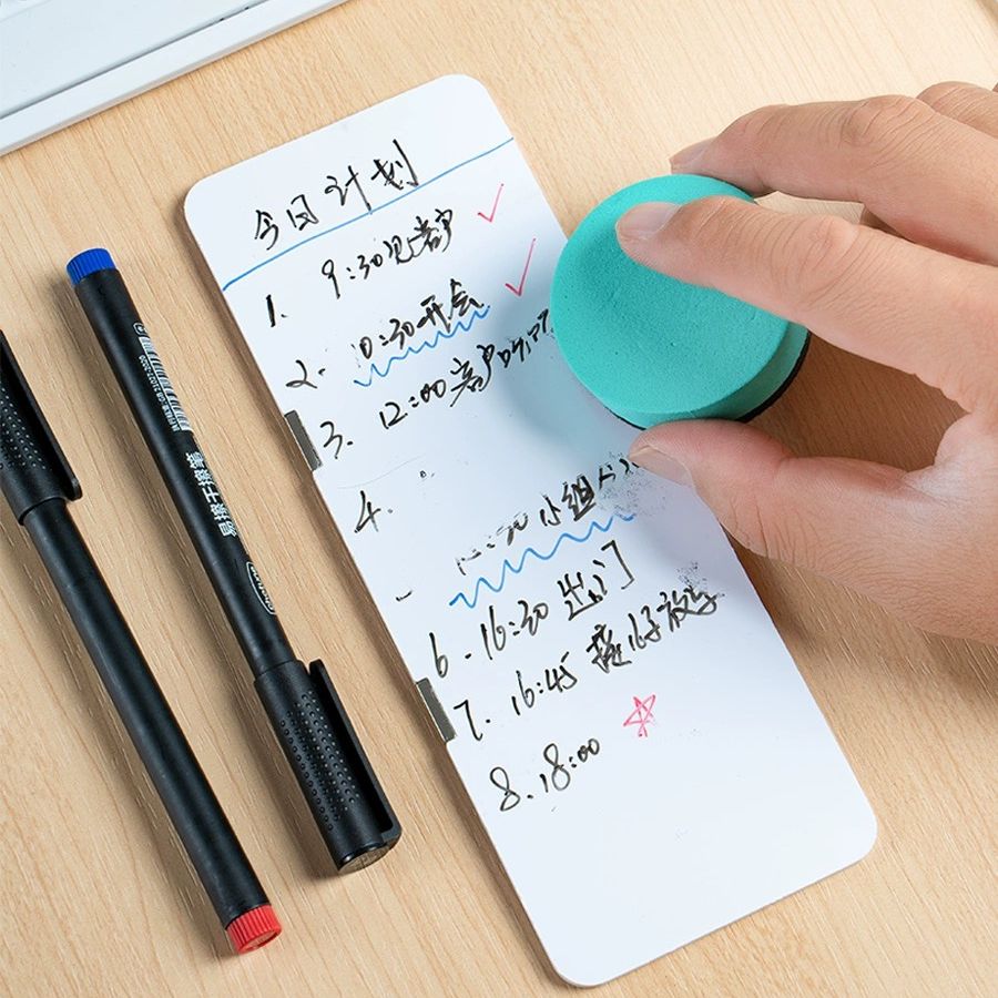 Magnetic Computer Monitor Memo Whiteboard with a delicate Whiteboard Pen and Felt Sponge Eraser to Record To-do Lists, Leave Messages, Reminders, etc.