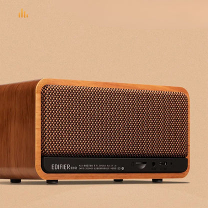 Vintage-Inspired, Elegant, and High-Fidelity Portable Bluetooth Wooden Speaker