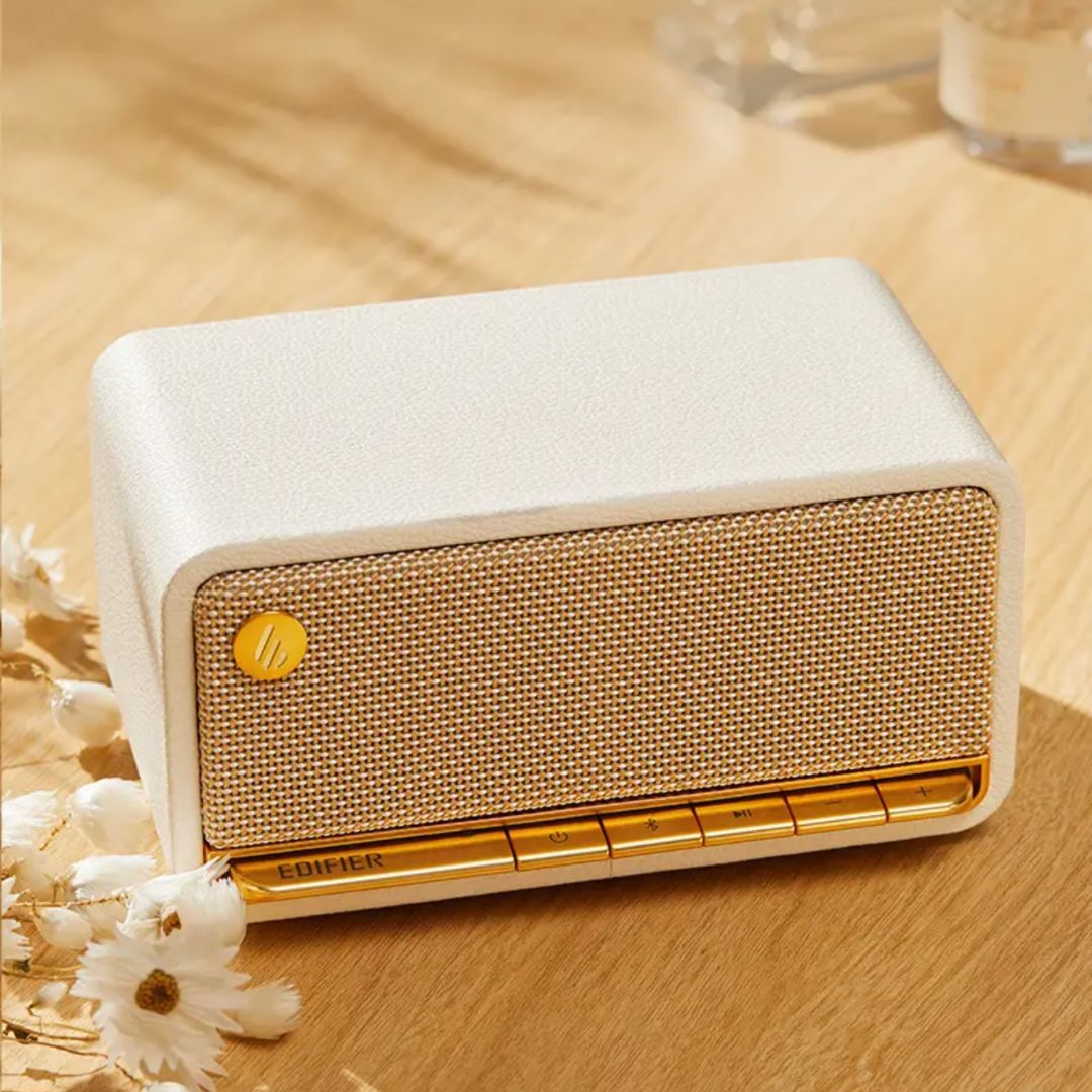 Vintage-Inspired, Elegant, and High-Fidelity Portable Bluetooth Wooden Speaker