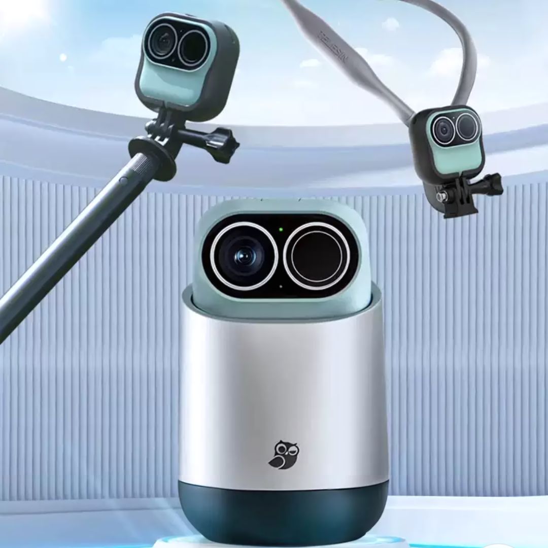 Portable Dual-Purpose Sports Vlog Camera and Household Surveillance Camera to Capture Immersive First-person Perspective Shots