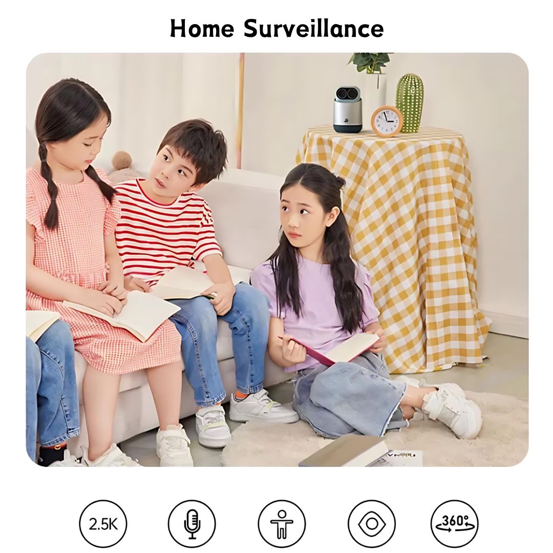 Portable Dual-Purpose Sports Vlog Camera and Household Surveillance Camera to Capture Immersive First-person Perspective Shots