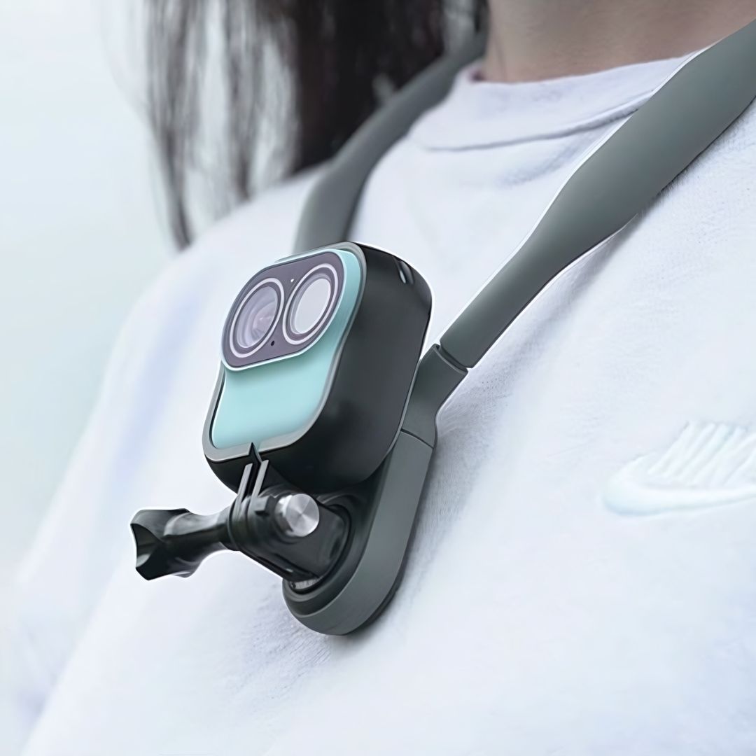 Portable Dual-Purpose Sports Vlog Camera and Household Surveillance Camera to Capture Immersive First-person Perspective Shots