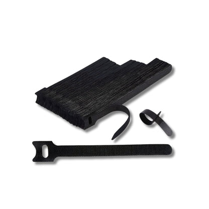 Reusable Hook & Loop Cable Ties – Adjustable Nylon Cable Organizer Straps for Cord Management, Home & Office Storage - No-Cut, DIY-Friendly