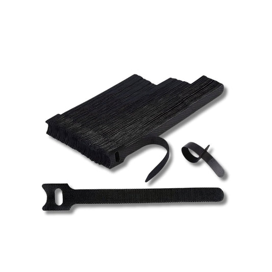 Reusable Hook & Loop Cable Ties – Adjustable Nylon Cable Organizer Straps for Cord Management, Home & Office Storage - No-Cut, DIY-Friendly