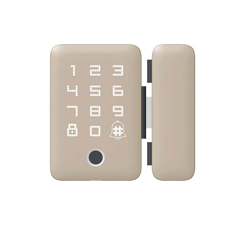 Bidirectional Universal Usage Smart Glass Door Lock with Multiple Ways to Unlock and Attendance and Timekeeping