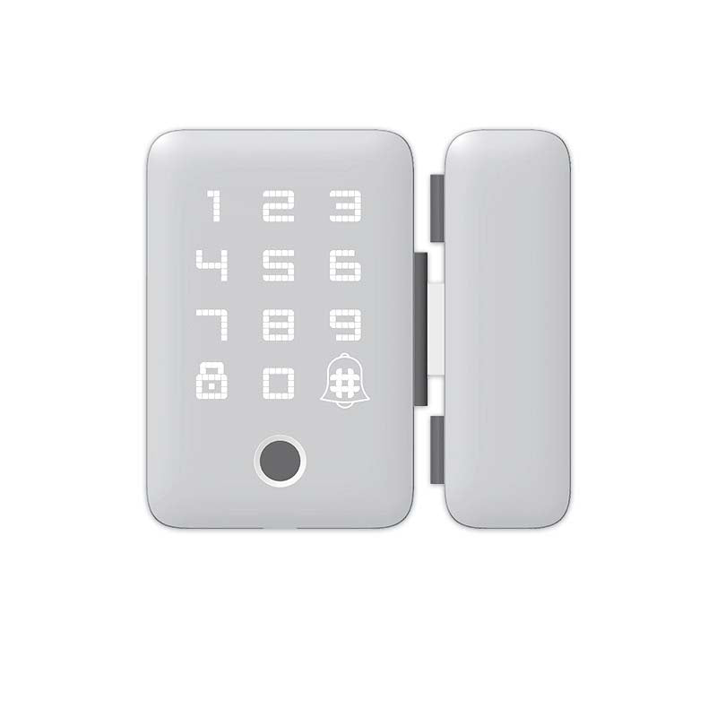 Bidirectional Universal Usage Smart Glass Door Lock with Multiple Ways to Unlock and Attendance and Timekeeping