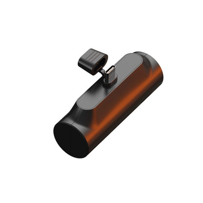 Mini Capsule-shaped Portable Charger with A Built-in & Retractable Viewing Stand for iPhones, iPads, Android Devices